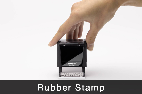 rubber-stamp